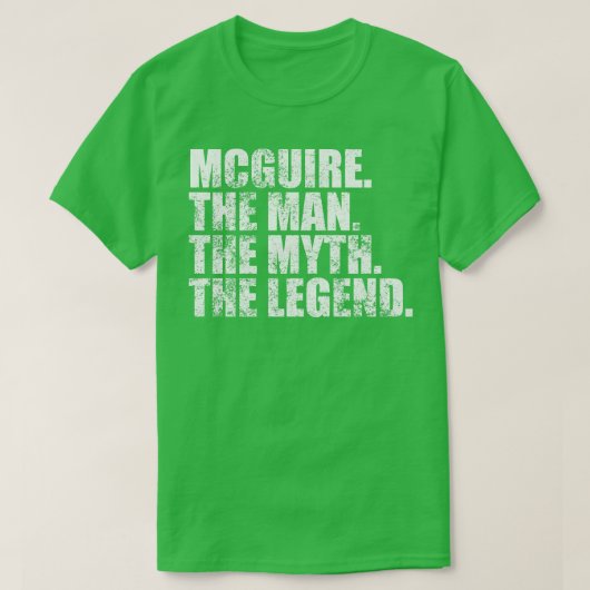 McGuireMcguire Achternaam McGuire Achternaam McGui T-shirt (Design voorkant)