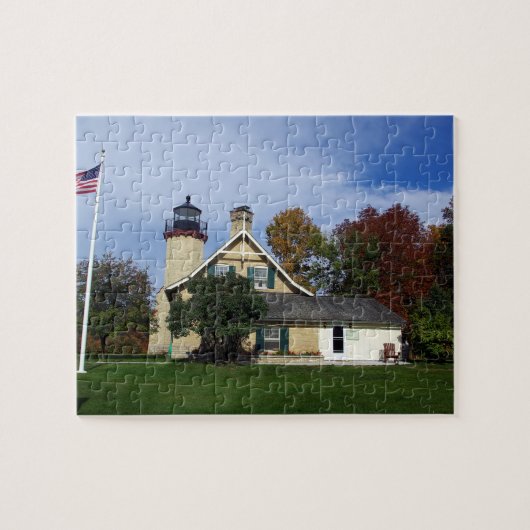 McGulpin Point Lighthouse 2011 puzzle Legpuzzel (Horizontaal)