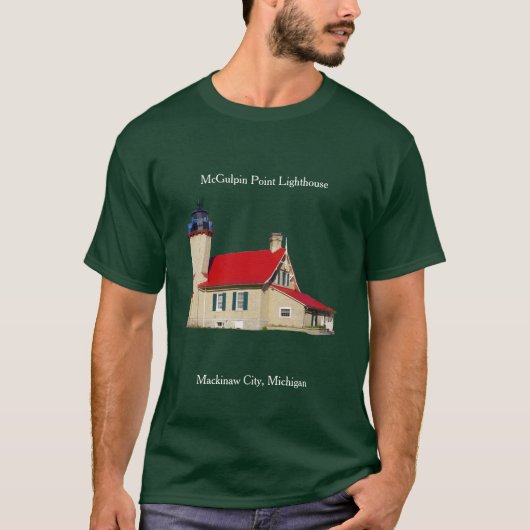 McGulpin Point Lighthouse 2019 dark T-shirt (Voorkant)