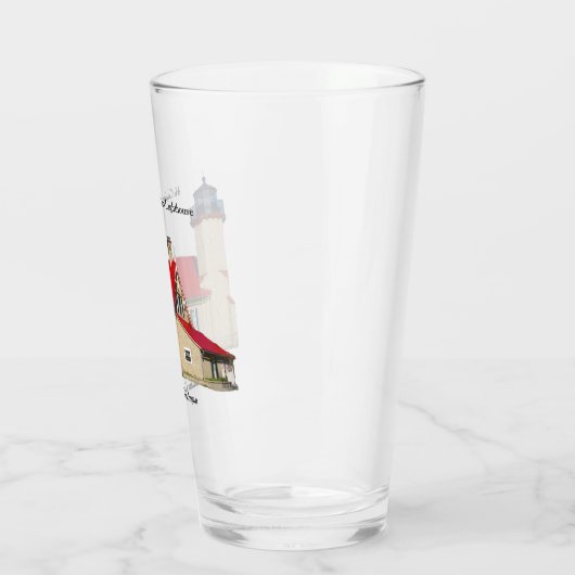 McGulpin Point Lighthouse 2019 glass Glas (Links)