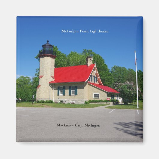 McGulpin Point Lighthouse 2019 magnet (Voorkant)