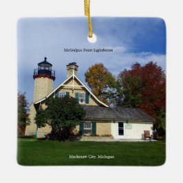 McGulpin Point Ligthouse-versiering Keramisch Ornament