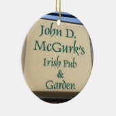 McGurk's, St. Louis, Irish Pub, kerstversiering Keramisch Ornament (Rechts)