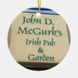 McGurk's, St. Louis, Irish Pub, kerstversiering Keramisch Ornament