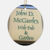 McGurk's, St. Louis, Irish Pub, kerstversiering Keramisch Ornament (Links)