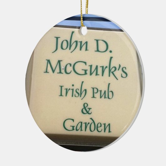 McGurk's, St. Louis, Irish Pub, kerstversiering Keramisch Ornament (Links)