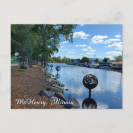McHenry, Illinois | De Fox River Walkway Briefkaart