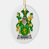 McHugh Family Crest Keramisch Ornament (Rechts)
