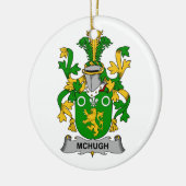 McHugh Family Crest Keramisch Ornament (Links)