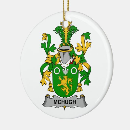 McHugh Family Crest Keramisch Ornament (Links)