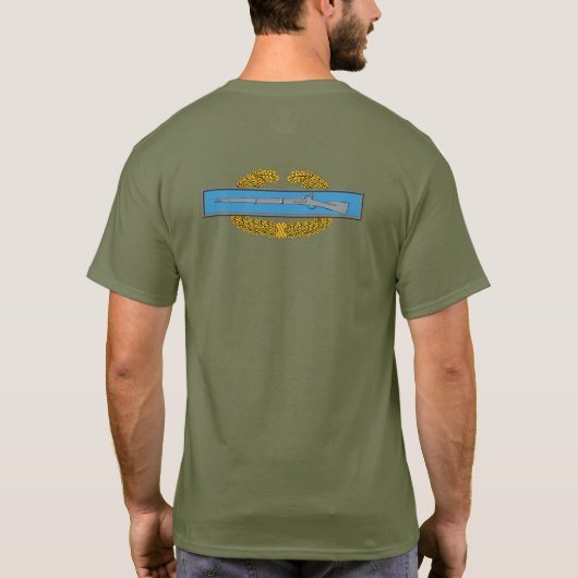 MCIB Master Combat Infantry Badge T-shirt (Achterkant)