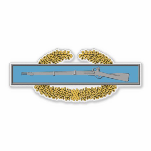 MCIB - Master Combat Infantryman Badge Sticker (Voorkant)