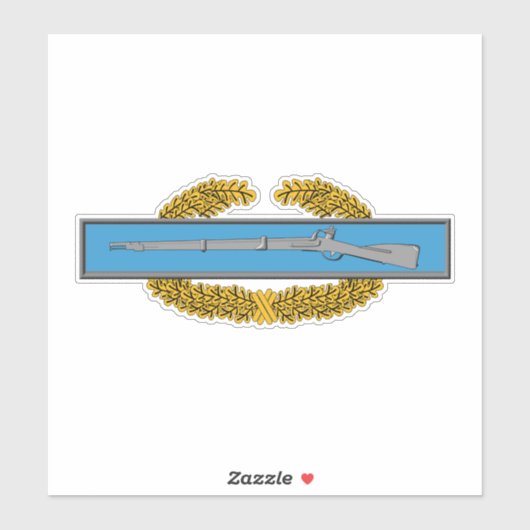 MCIB - Master Combat Infantryman Badge Sticker (Vel)