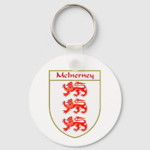 McInerney Coat of Arms/Family Crest Sleutelhanger