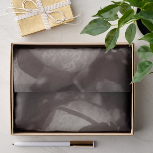 McIntosh Apples Black White ontkoppeling Tissuepapier (Geschenk)