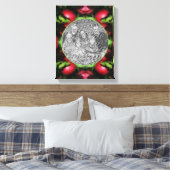 McIntosh Apples Lijst Creëer Uw eigen foto Canvas Afdruk (Insitu (Slaapkamer))