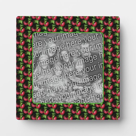 McIntosh Apples Natuur Uw eigen foto toevoegen Fotoplaat (Voorkant)