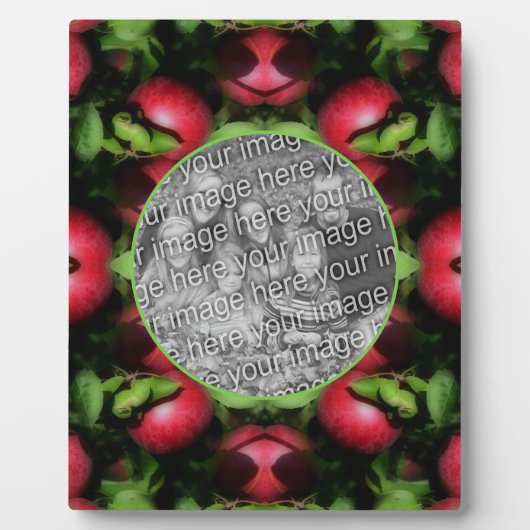 McIntosh Apples Natuur Uw eigen foto toevoegen Fotoplaat (Voorkant)