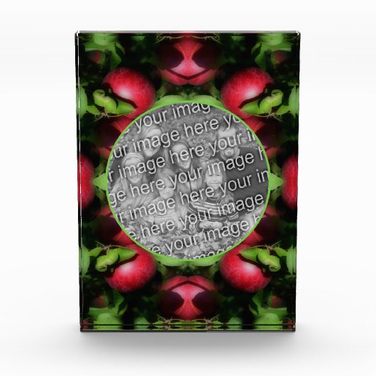 McIntosh Apples Natuur Uw eigen toevoegen Fotoblokken (Voorkant)