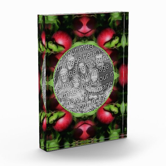 McIntosh Apples Natuur Uw eigen toevoegen Fotoblokken (Links)