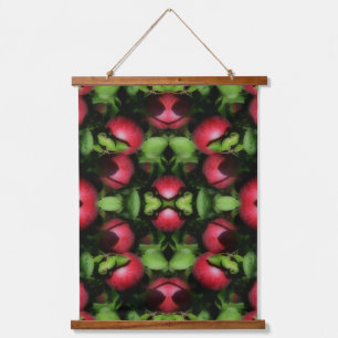 McIntosh Apples op de Abstracte Natuur Hangend Wandkleed