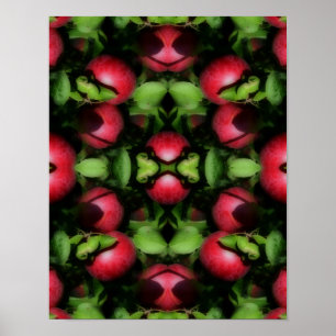McIntosh Apples op de Abstracte Natuur Poster