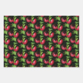 McIntosh Apples op het boompatroon van de Natuur Inpakpapier Vel (Voorkant)