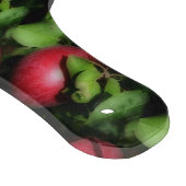 McIntosh Apples op het boompatroon van de Natuur Snijplank (Hoek)