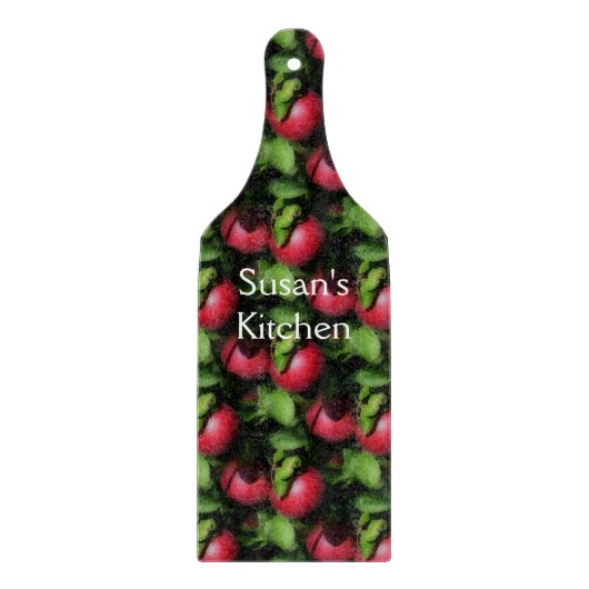 McIntosh Apples op het boompatroon van de Natuur Snijplank (Voorkant)