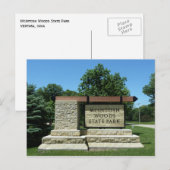 McIntosh Bossen State Park, Iowa Briefkaart (Voorkant / Achterkant)