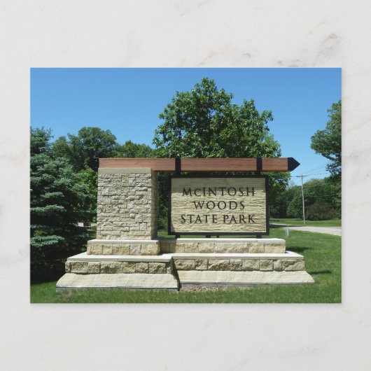 McIntosh Bossen State Park, Iowa Briefkaart (Voorkant)