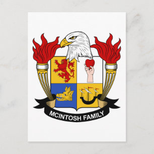 McIntosh Family Crest Briefkaart