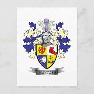 McIntosh Family Crest Coat of Arms Briefkaart