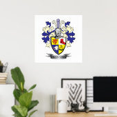 McIntosh Family Crest Coat of Arms Poster (Thuiskantoor)