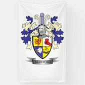McIntosh Family Crest Coat of Arms Spandoek (Verticaal)