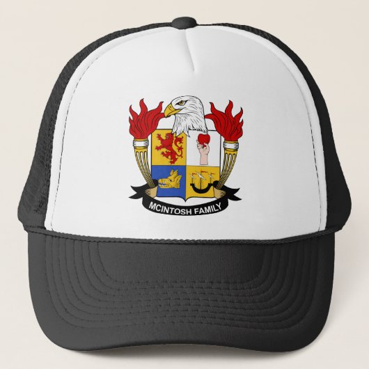 McIntosh Family Crest Trucker Pet (Voorkant)
