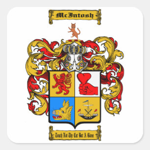 McIntosh (Schots) Vierkante Sticker