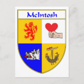 McIntosh wapenschild/familiewapen Briefkaart (Voorkant)
