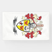 McIntyre Family Crest Coat of Arms Spandoek (Horizontaal)