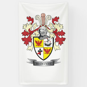 McIntyre Family Crest Coat of Arms Spandoek