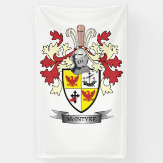 McIntyre Family Crest Coat of Arms Spandoek