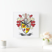 McIntyre Family Crest Coat of Arms Vierkante Klok (Huis)