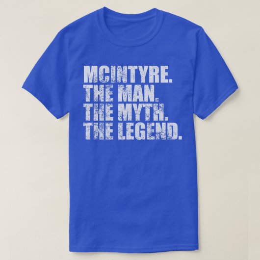 McintyreMcintyre Achternaam McIntyre T-shirt (Design voorkant)