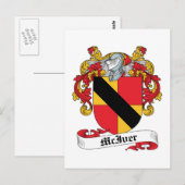 McIver Family Crest Briefkaart (Voorkant / Achterkant)