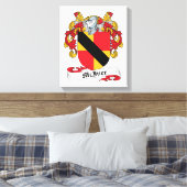 McIver Family Crest Canvas Afdruk (Insitu (Slaapkamer))