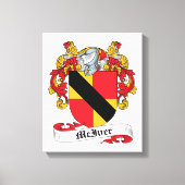 McIver Family Crest Canvas Afdruk (Voorkant)