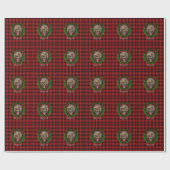 McIver Scottish Clan Tartan & Crest Cadeaupapier (Vlak)