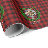 McIver Scottish Clan Tartan & Crest Cadeaupapier (Rol Hoek)