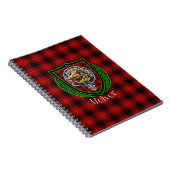 McIver Scottish Clan Tartan & Crest Notitieboek (Rechterzijde)