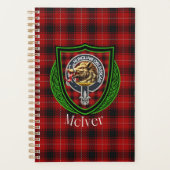 McIver Scottish Clan Tartan & Crest Planner (Voorkant)